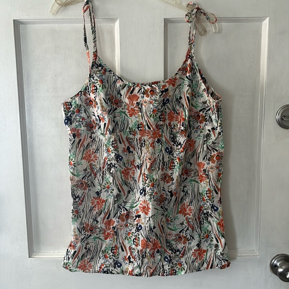 Lucky Brand Floral Tank Top (L)